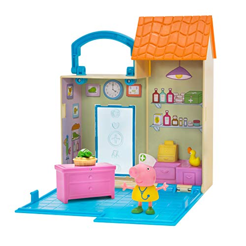 Peppa Pig PEP0644 Peppa's Tierklinik Peppa Wutz Spielfiguren Set von Jazwares