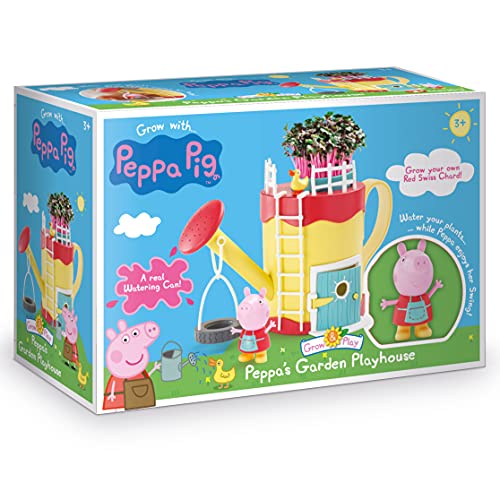 Peppa Pig PP201 Garden Playhouse Watering Can Grow & Play Set, Multicolor, 27.8 x 12.1 x 18.6 cm von Peppa Pig