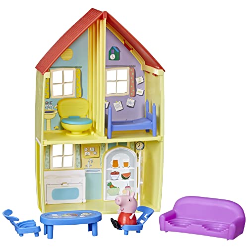 Peppa Pig Peppa’s Adventures Peppas Haus Spielset, enthält Peppa Wutz Figur und 6 tolle Accessoires, Vorschulspielzeug für Kinder ab 3 Jahren von Peppa Pig