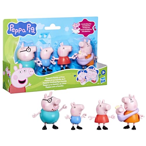Peppa Pig Peppas fünfköpfige Familie Figurenset Peppa Pig Peppas fünfköpfige Familie Figurenset von Peppa Pig