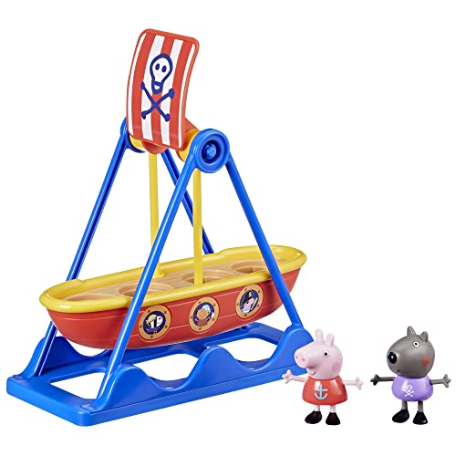 Peppa Pig Spielzeuge Piratenschiff-Spaß mit Peppa, Spielset mit 2 Figuren, Kinderspielzeug von Peppa Pig