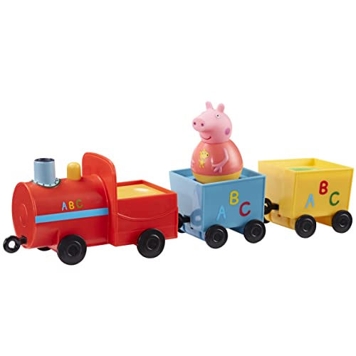 Peppa Pig Weebles Pull Along Wobbily Train, First Toy, Preschool Toy, Imaginative Play, Gift for 18 Months+ von Peppa Pig