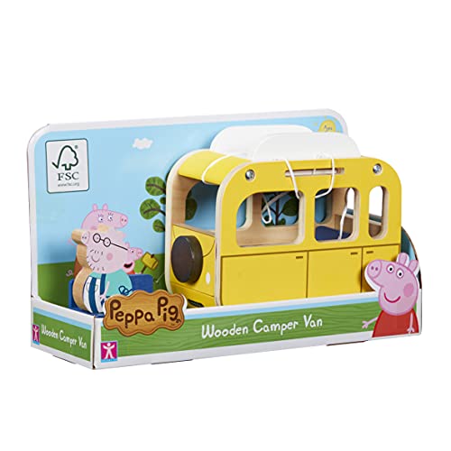 Peppa Pig Wooden Campervan, Push Along Vehicle, Imaginative Play, Preschool Toys, fsc Certified, Sustainable Toys, Gift for 2-5 Years Old Peppa Pig Wooden Campervan, Push Along Vehicle, Imaginative Play, Preschool Toys, fsc Certified, Sustainable Toys, Gift for 2-5 Years Old von Peppa Pig