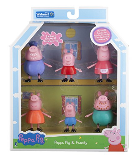 Peppa Pig and Family Figure Grandpa Granny Exclusive Set of 6 by Peppa Pig von Peppa Pig