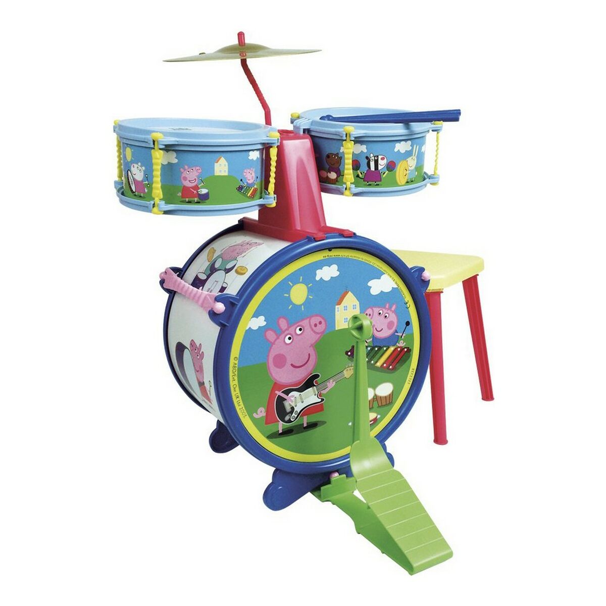 Schlagzeug Peppa Pig 2323 Kunststoff 55 x 36 x 38 cm Schlagzeug Peppa Pig 2323 Kunststoff 55 x 36 x 38 cm von Peppa Pig