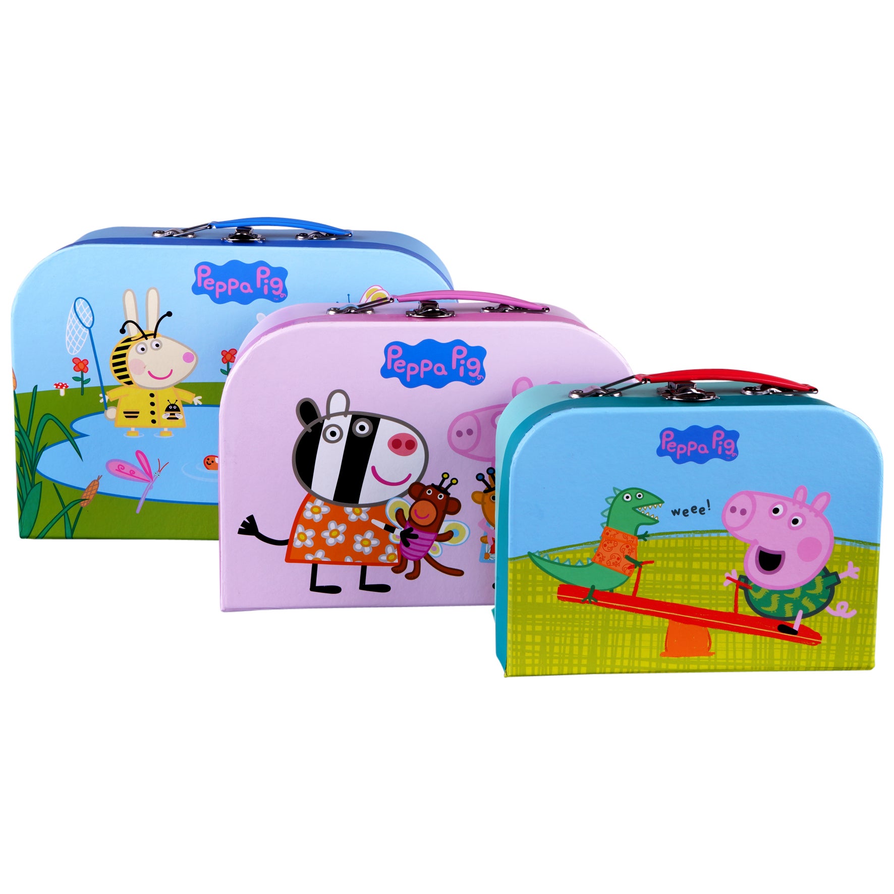 Barbo Toys Peppa Wutz Koffer 3er-Pack von Peppa Wutz