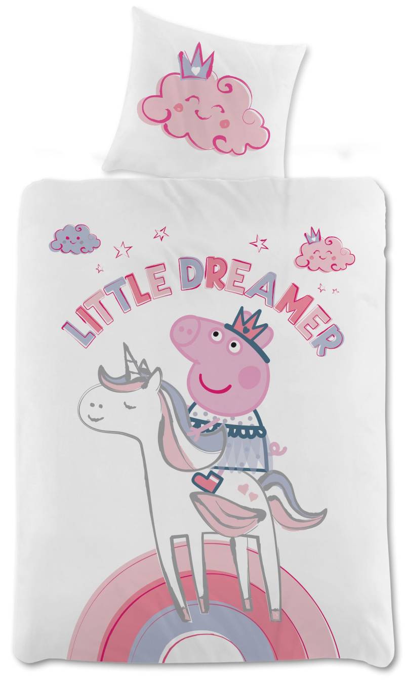 Peppa Wutz Bettwäsche-Set Little Dreamer 150x210 cm von Peppa Wutz