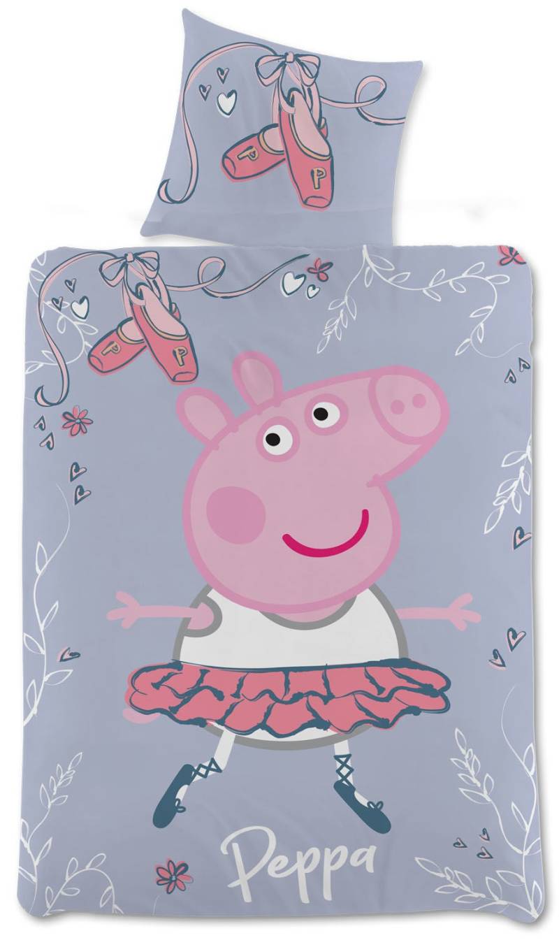 Peppa Wutz Bettwäsche-Set 150x210 cm von Peppa Wutz