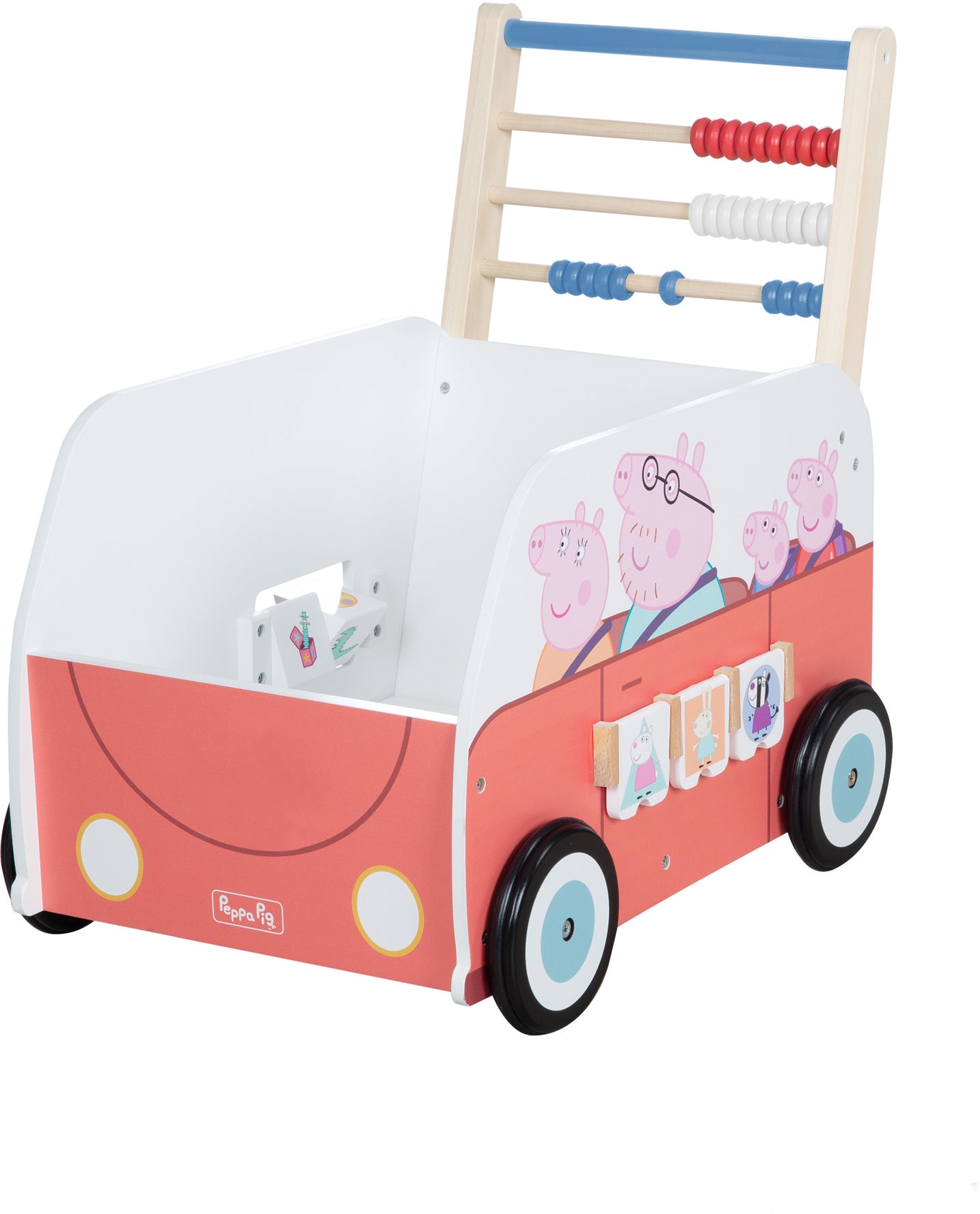 Peppa Wutz Bully Push Bus Lauflernwagen, Babyspielzeug von Peppa Wutz
