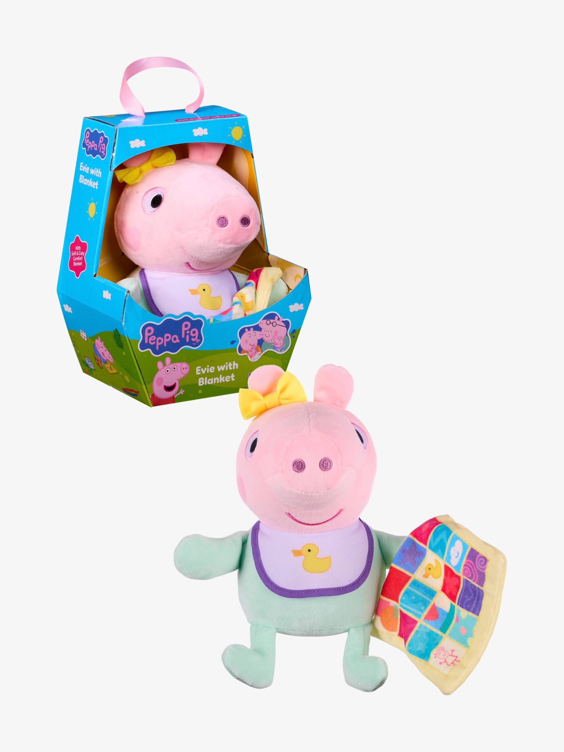 Peppa Wutz Evie Kuscheltier mit Decke 20 cm von Peppa Wutz