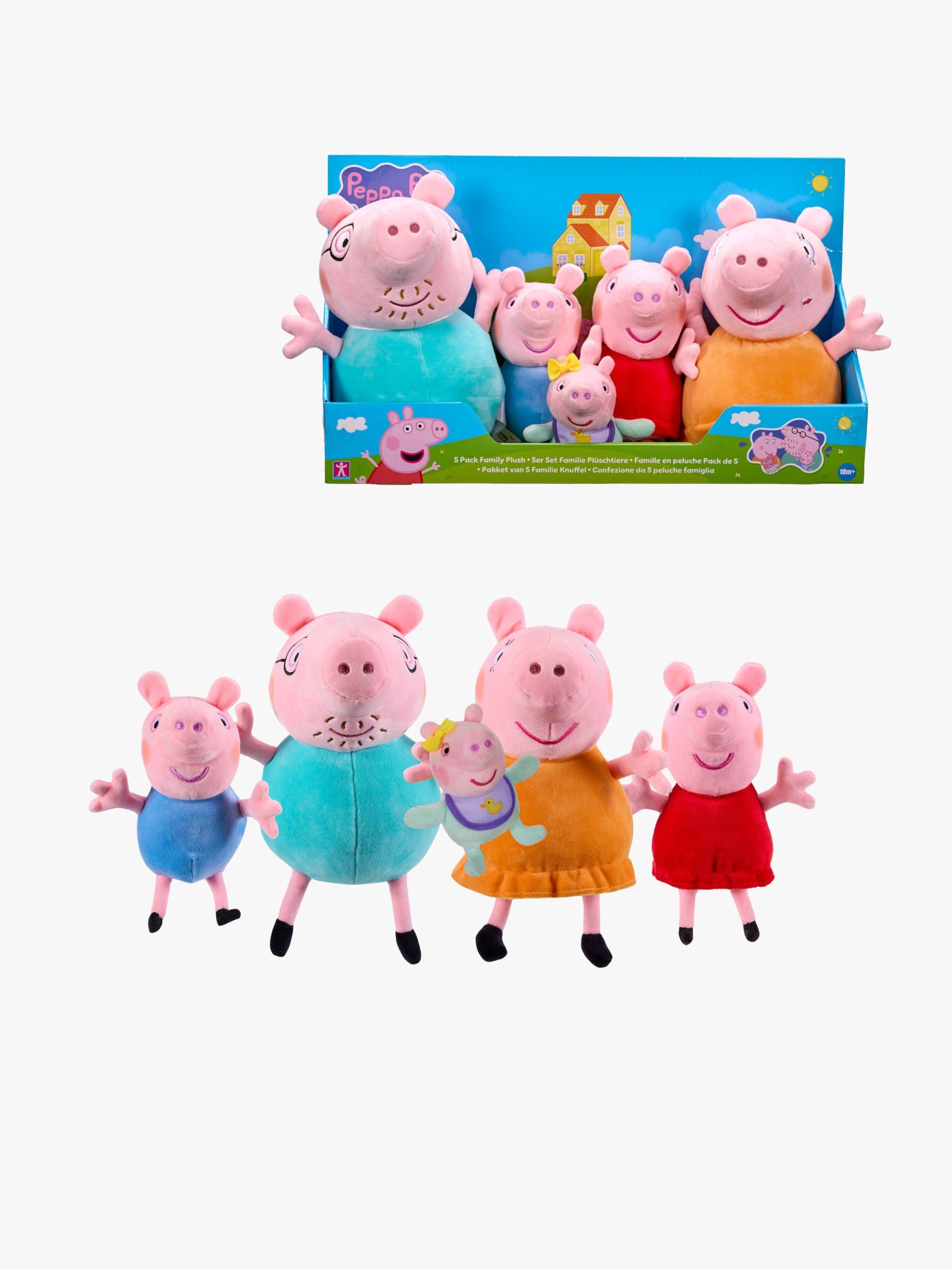 Peppa Wutz Kuscheltier Familie 5er-Pack von Peppa Wutz