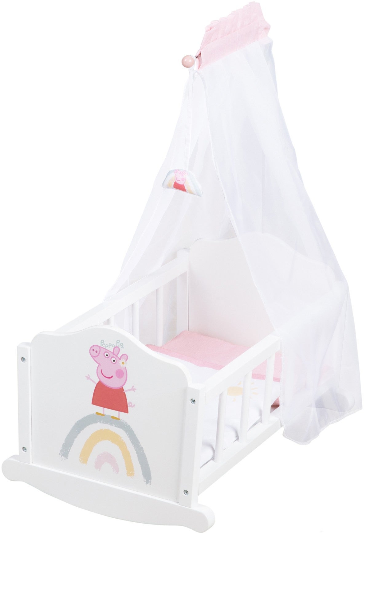 Peppa Wutz Puppenbett mit Betthimmel Peppa Wutz Puppenbett mit Betthimmel von Peppa Wutz
