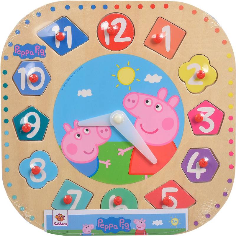 Peppa Wutz Puzzle Uhr, 25 cm von Peppa Wutz