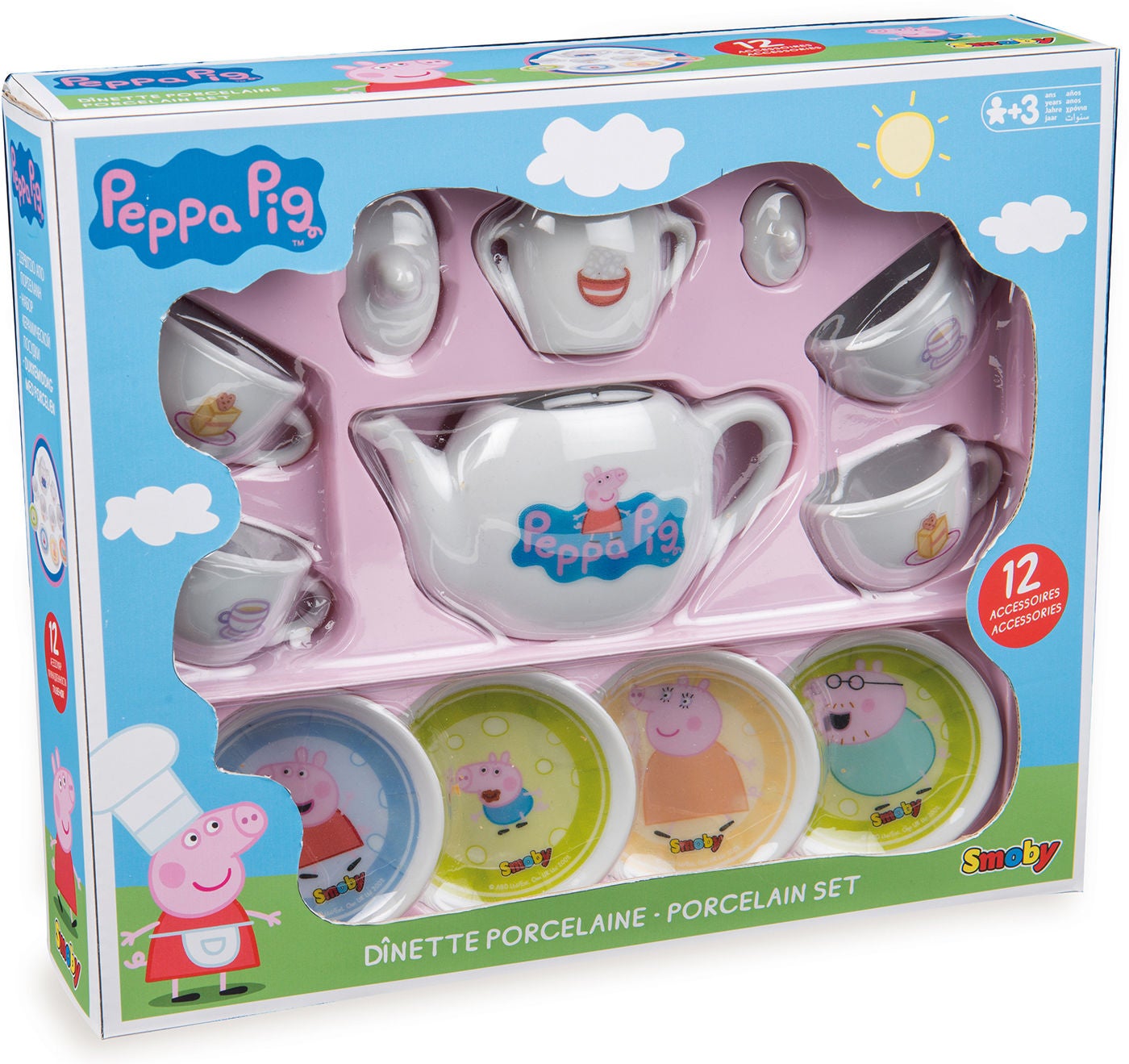 Peppa Wutz Teeservice Porzellan 12 Teile Peppa Wutz Teeservice Porzellan 12 Teile von Peppa Wutz