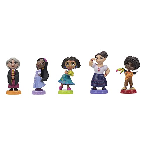 Disney Encanto 219564 Encanto Figuren 5er Pack Puppen, Mehrfarbig, 7cm von Disney Encanto