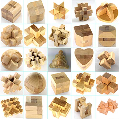 ZEIHAOWAN 25pcs 3D Holzpuzzles Würfel-Gehirn-Teaser-Puzzlespiel-Satz Jigsaw, Kinder pädagogischen Spielzeug Spiel Puzzle magischen Würfel Übung IQ Fähigkeit, Geburtstag, Weihnachten, Geschenk ZEIHAOWAN 25pcs 3D Holzpuzzles Würfel-Gehirn-Teaser-Puzzlespiel-Satz Jigsaw, Kinder pädagogischen Spielzeug Spiel Puzzle magischen Würfel Übung IQ Fähigkeit, Geburtstag, Weihnachten, Geschenk von ZEIHAOWAN