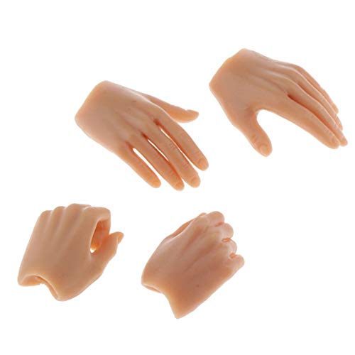 2 Paar Bewegliche Hände Spielzeugpuppenhand Modell Für 1/6 weibliche SpielzeugSpielzeugpuppe 2 Paar Bewegliche Hände Spielzeugpuppenhand Modell Für 1/6 weibliche SpielzeugSpielzeugpuppe von Perfeclan
