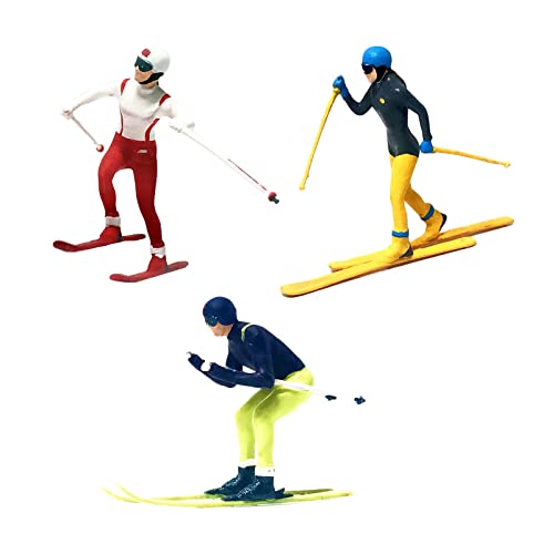 3 Stücke handbemalt HO Maßstab 1/87 Mini Skifahren Figur Spielzeug Szenario Straße Diorama Tiny People Ornament DIY Projects Supplies für, C 3 Stücke handbemalt HO Maßstab 1/87 Mini Skifahren Figur Spielzeug Szenario Straße Diorama Tiny People Ornament DIY Projects Supplies für, C von Perfeclan