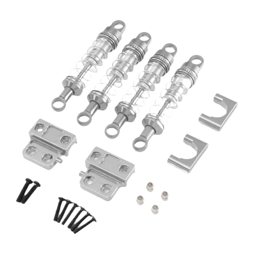 Perfeclan 1/12 RC Auto Stoßdämpfer Set Verbesserte Kits Hohe Leistungen Komponenten RC Auto Ersatzteile für LC79 Hobby DIY Modifiziert, Silber Perfeclan 1/12 RC Auto Stoßdämpfer Set Verbesserte Kits Hohe Leistungen Komponenten RC Auto Ersatzteile für LC79 Hobby DIY Modifiziert, Silber von Perfeclan