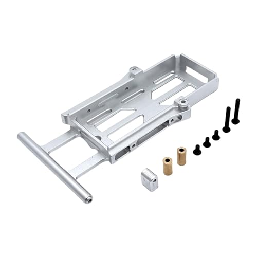 Perfeclan 1/12 RC-Autobatteriefachhalter, Batteriehalter, Robustes RC-Auto-Upgrade-Zubehör, Befestigungshalterung für H12Y H12Y+, Silber Perfeclan 1/12 RC-Autobatteriefachhalter, Batteriehalter, Robustes RC-Auto-Upgrade-Zubehör, Befestigungshalterung für H12Y H12Y+, Silber von Perfeclan