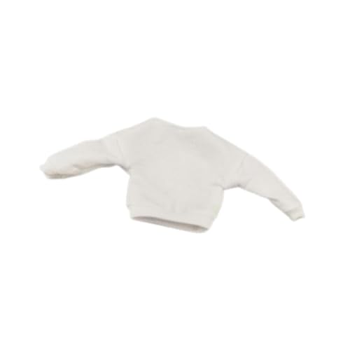 Perfeclan 1/12 Scale Doll Pullover Doll Outifits for Kids Mode Miniatur DIY Doll Toy Doll Kleidung Kostüme für 6 Zoll Figur Körper, Weiß Perfeclan 1/12 Scale Doll Pullover Doll Outifits for Kids Mode Miniatur DIY Doll Toy Doll Kleidung Kostüme für 6 Zoll Figur Körper, Weiß von Perfeclan