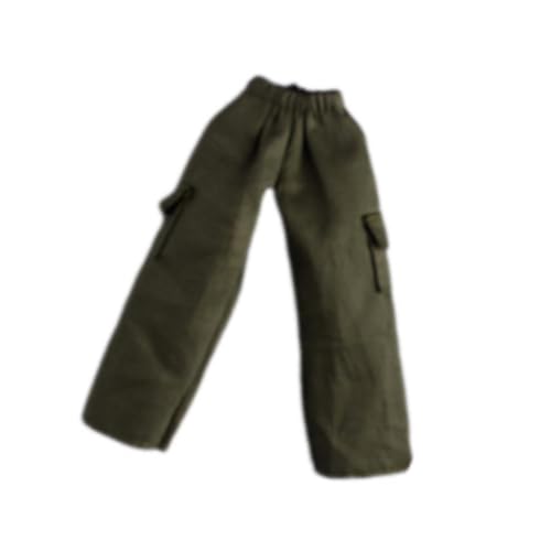 Perfeclan 1/12 Skala männliche Puppenhosen Hosen handgefertigt stilvolle Herrenkleidung Doll Cargo Hosen Mini für 6 '' männliche Puppen -Figurenzubehör, GrÜn Perfeclan 1/12 Skala männliche Puppenhosen Hosen handgefertigt stilvolle Herrenkleidung Doll Cargo Hosen Mini für 6 '' männliche Puppen -Figurenzubehör, GrÜn von Perfeclan