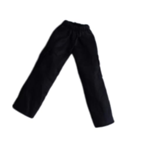 Perfeclan 1/12 Skala männliche Puppenhosen Hosen handgefertigt stilvolle Herrenkleidung Doll Cargo Hosen Mini für 6 '' männliche Puppen -Figurenzubehör, Schwarz Perfeclan 1/12 Skala männliche Puppenhosen Hosen handgefertigt stilvolle Herrenkleidung Doll Cargo Hosen Mini für 6 '' männliche Puppen -Figurenzubehör, Schwarz von Perfeclan
