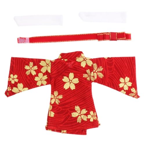 Perfeclan 1/12 Skala weibliche Kimono -Kleidung, Actionfigur Kleidung, Mode, robuste, Miniaturkleidung für 6 Zoll Figur Kleid Kostüm, Rot Perfeclan 1/12 Skala weibliche Kimono -Kleidung, Actionfigur Kleidung, Mode, robuste, Miniaturkleidung für 6 Zoll Figur Kleid Kostüm, Rot von Perfeclan