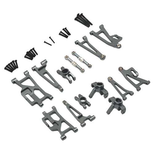Perfeclan 1/14 RC Autos Metall Ersatzteile Stabile Vordere Lenkung Spurstange 14209 14210 RC Auto Metall Teile Upgrade Zubehör RC Auto Modell, Silber Perfeclan 1/14 RC Autos Metall Ersatzteile Stabile Vordere Lenkung Spurstange 14209 14210 RC Auto Metall Teile Upgrade Zubehör RC Auto Modell, Silber von Perfeclan