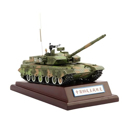 Perfeclan 1/40 Panzermodell, chinesisches Ztz99-Typ-Ornament, pädagogisches Spielzeug, Sammlerstücke, realistisches gepanzertes Fahrzeugmodell für Jungen und von Perfeclan