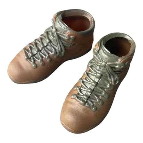 Perfeclan 1/6 Actionfigur-Schuhe, Miniaturmodelle, Trendige Wanderstiefel, Herren-Puppenkostüm-Zubehör für 12-Zoll-Männerfiguren-Körperpuppen Perfeclan 1/6 Actionfigur-Schuhe, Miniaturmodelle, Trendige Wanderstiefel, Herren-Puppenkostüm-Zubehör für 12-Zoll-Männerfiguren-Körperpuppen von Perfeclan