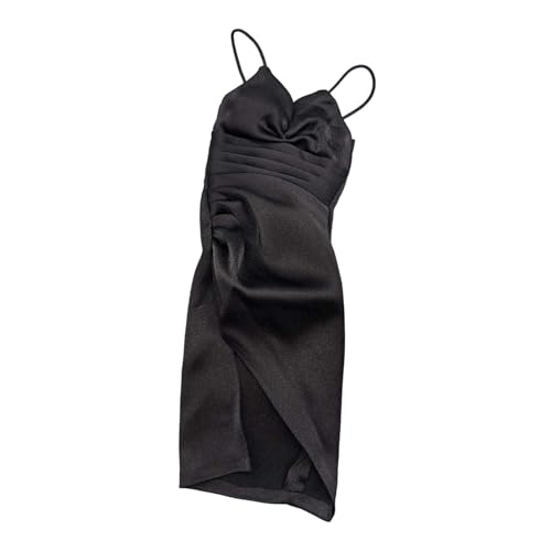 Perfeclan 1/6 Damenkleidung, Abendkleid, MIDI-Kleid, Puppen-Outfit, ärmellos, einfarbig, Sammlermode für 12-Zoll-Actionfigur, Schwarz Perfeclan 1/6 Damenkleidung, Abendkleid, MIDI-Kleid, Puppen-Outfit, ärmellos, einfarbig, Sammlermode für 12-Zoll-Actionfigur, Schwarz von Perfeclan