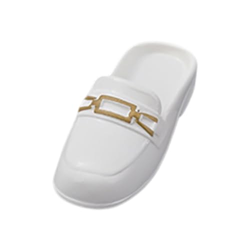 Perfeclan 1/6 Maßstab Actionfiguren Mules Schuhe Kostüm ACCS Walking Kinder Erwachsene Geschenke Wearable für 12 Zoll weibliche Actionfigur, Weiß von Perfeclan
