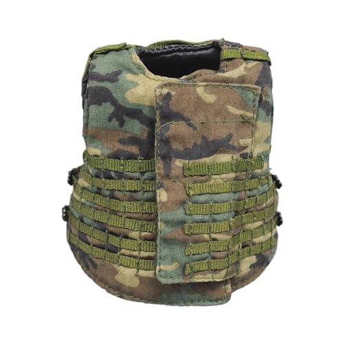 Perfeclan 1/6 Miniatur Puppe Weste Outdoor Schutz Weste handgemachte Traning Weste für 12'' männliche Action Figuren Körper Kostüm von Perfeclan