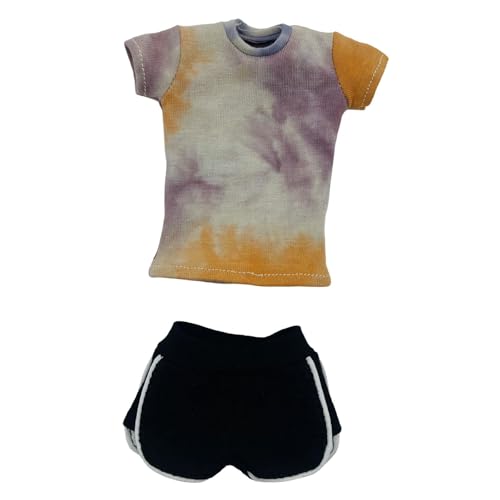 Perfeclan 1/6 -Skala Kurzarm -Hemd mit Shorts Casual Short Sleeve Cosplay -Sommertops Running Shorts für 12 -Zoll -Figuren Zubehör, Orange Perfeclan 1/6 -Skala Kurzarm -Hemd mit Shorts Casual Short Sleeve Cosplay -Sommertops Running Shorts für 12 -Zoll -Figuren Zubehör, Orange von Perfeclan