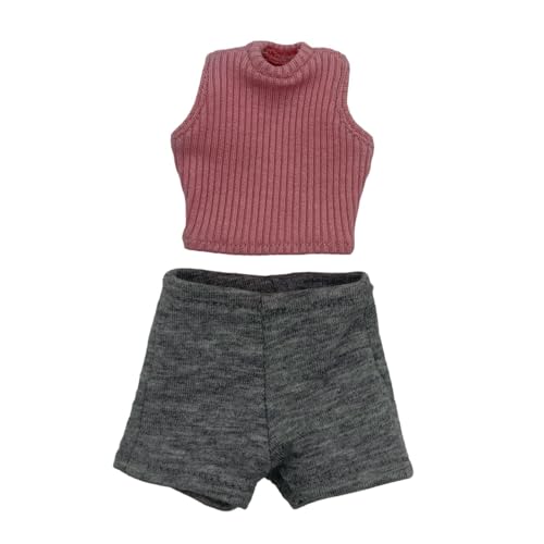 Perfeclan 1/6 Tanktop mit Sommershorts, lässiges Oberteil, Cosplay, Basic-Crop-Outfit, Mini-Sommertops für 12-Zoll-Actionfiguren, Zubehör, Grau Perfeclan 1/6 Tanktop mit Sommershorts, lässiges Oberteil, Cosplay, Basic-Crop-Outfit, Mini-Sommertops für 12-Zoll-Actionfiguren, Zubehör, Grau von Perfeclan