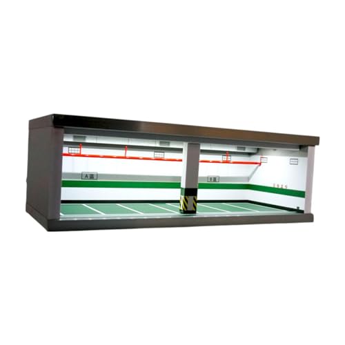 Perfeclan 1/64 Modell modellauto Display case Parkeszene -Display -Box, Sammlergeschenk, Micro Landscape Decor Organizer Garage Diorama Perfeclan 1/64 Modell modellauto Display case Parkeszene -Display -Box, Sammlergeschenk, Micro Landscape Decor Organizer Garage Diorama von Perfeclan