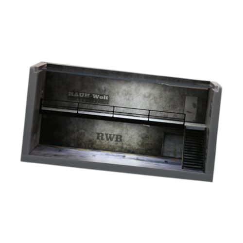 Perfeclan 1/64 Modell modellauto Display organisierer staubdestfischer Spielzeugauto lagerung Foto Requisite sammelgeschenk Garage Diorama Display -Box von Perfeclan