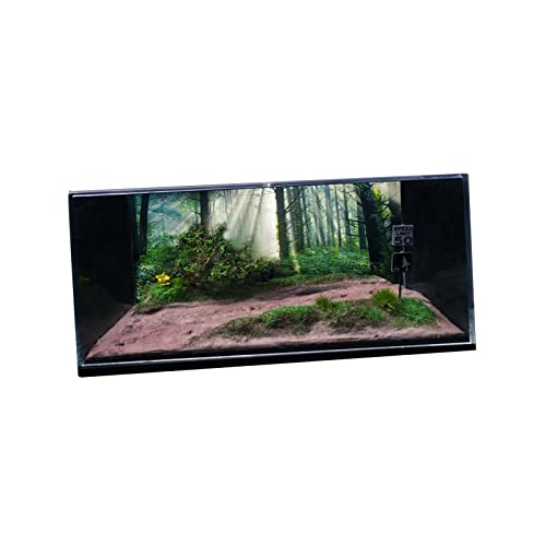 Perfeclan 1/64 Modellauto Szene Auto Garage Diorama Landschaft Display, Simulation Wald Landstraße Hintergrund, Hintergrund Szene Modell für Modellauto Ornament Perfeclan 1/64 Modellauto Szene Auto Garage Diorama Landschaft Display, Simulation Wald Landstraße Hintergrund, Hintergrund Szene Modell für Modellauto Ornament von Perfeclan