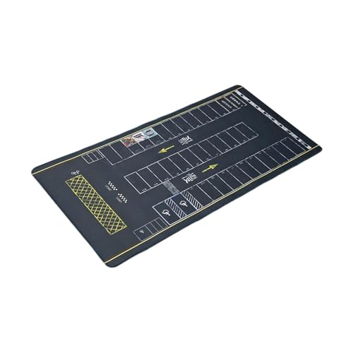 Perfeclan 1/64 Parkplatz-Mauspad, 40 x 80 cm, rutschfest, für, Layout, aufgerollte Garage, Spielzeug-Mauspad, Fahrzeug-Szenenanzeige, Spielzeug von Perfeclan