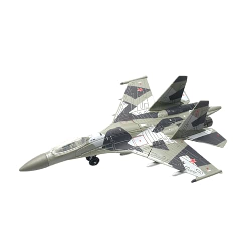 Perfeclan 1/72 Scale Fighter Model Kit Flugzeugspielzeug Tischdekoration Kinderspielzeug DIY Flugzeugornament Pädagogisch für Regal TV-Schrank Café, Su35 von Perfeclan