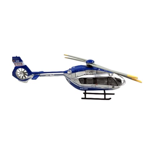 Perfeclan 1/87 Airbus H145 Hubschrauber Miniaturflugzeug Home Cafe Bar Hubschrauber Legierung Modell Display Ornament von Perfeclan