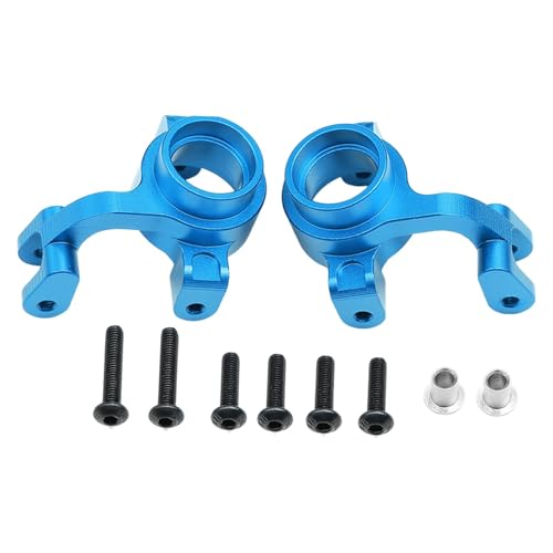 Perfeclan 1 Paar RC-Vorderradlenkbecher, Vorderradlenkkomponenten P73230B, zuverlässiges Zubehör, zu installieren, ersetzt für 1/7 RC-Autos, Blau von Perfeclan