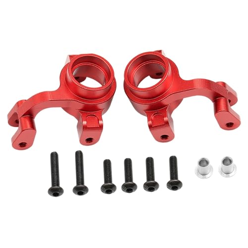Perfeclan 1 Paar RC-Vorderradlenkbecher, Vorderradlenkkomponenten P73230B, zuverlässiges Zubehör, zu installieren, ersetzt für 1/7 RC-Autos, Rot von Perfeclan