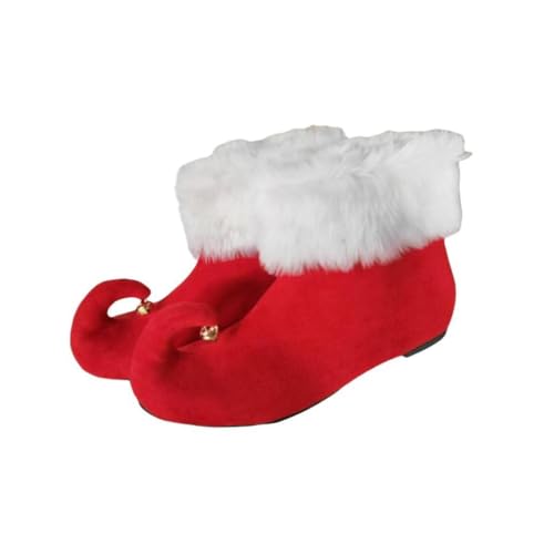 Perfeclan 1 Paar Weihnachtselfenschuhe, süße Elfenpantoffeln für die Weihnachtsfeier, Länge 24.5 cm Perfeclan 1 Paar Weihnachtselfenschuhe, süße Elfenpantoffeln für die Weihnachtsfeier, Länge 24.5 cm von Perfeclan