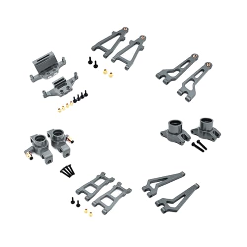 Perfeclan 1: 20 RC Auto Upgrade Kits Vordere Lenkstange RC Trucks Ersetzt für 1/20 20208 C8811 RC Auto DIY RC Auto Truck, Grau von Perfeclan