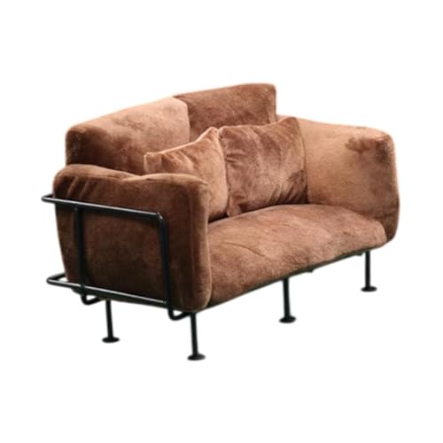 Perfeclan 1: 6 Dollhouse Doppel -Sofa -Simulationszubehör Spielzeuglandschaft Lieferungen Puppenzubehör Dekoration für Wohnzimmer Ornamente, Braun Perfeclan 1: 6 Dollhouse Doppel -Sofa -Simulationszubehör Spielzeuglandschaft Lieferungen Puppenzubehör Dekoration für Wohnzimmer Ornamente, Braun von Perfeclan
