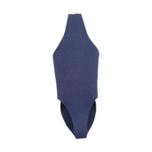 Perfeclan 1: 6 weibliche Puppenkleidung Kostüm Badeanzug Mode Overall Casual Miniatur Clothing für 12 -Zoll -Skala Weibliche Figur Accessoire, Dunkelblau von Perfeclan