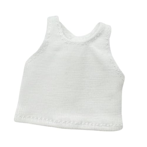 Perfeclan 1:12 BJD Puppenpullover Weste Cosplay Kleidung Foto Requisiten up Top für 14cm Action Figur Prinzessin Puppe, Weiß Perfeclan 1:12 BJD Puppenpullover Weste Cosplay Kleidung Foto Requisiten up Top für 14cm Action Figur Prinzessin Puppe, Weiß von Perfeclan
