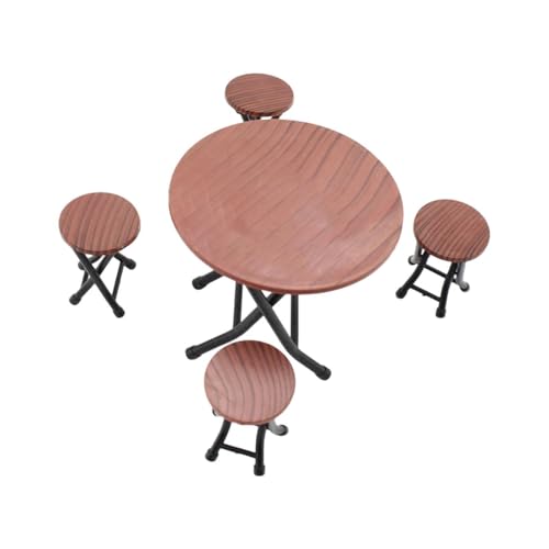 Perfeclan 1:12 Puppenhaus Tisch Stuhl Rollenspiel Requisiten Szene Dekoration Lebensszene Geburtstagsgeschenk Mini Möbel Esszimmer Runder Tisch Set Perfeclan 1:12 Puppenhaus Tisch Stuhl Rollenspiel Requisiten Szene Dekoration Lebensszene Geburtstagsgeschenk Mini Möbel Esszimmer Runder Tisch Set von Perfeclan